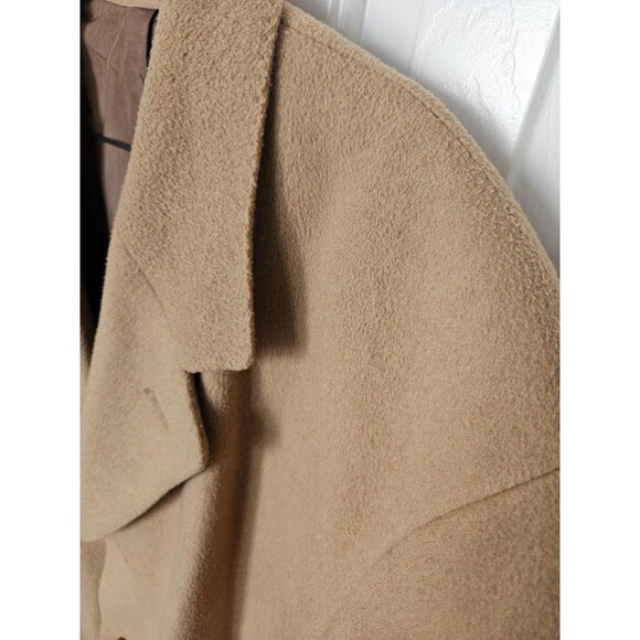 Vintage Austin Arnold of England wool cashmere camel maxi coat XL XXL 2X - Picture 4 of 12